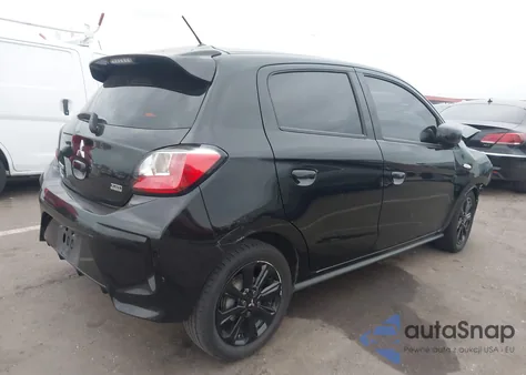 2022 Mitsubishi Mirage Black Edition from USA, damaged, VIN ML32AWHJXNH005644